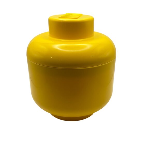 LEGO Girl Storage Head Small Yellow Container - Picture 3 of 3